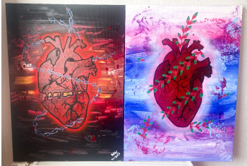 Obra contemporánea nombrada « Mort et renaissance », Hecho por HALDOR