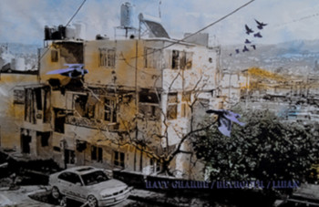 Obra contemporánea nombrada « Beyrouth, kashshāsh, », Hecho por PATRICE MORTIER