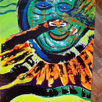 Obra contemporánea nombrada « HULK », Hecho por KY'FAB