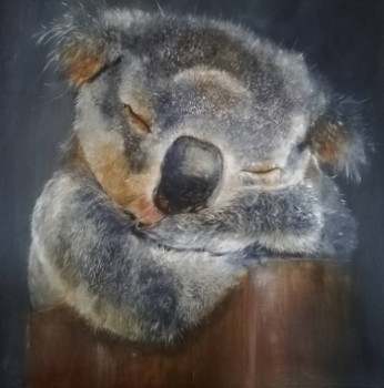Obra contemporánea nombrada « Le petit endormi », Hecho por D'ALIFE