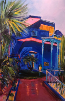 Obra contemporánea nombrada « Majorelle 3 », Hecho por CLICKART+