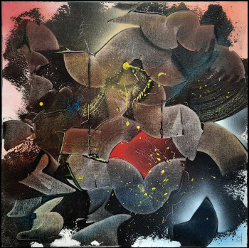 Obra contemporánea nombrada « Eclosion », Hecho por THEB