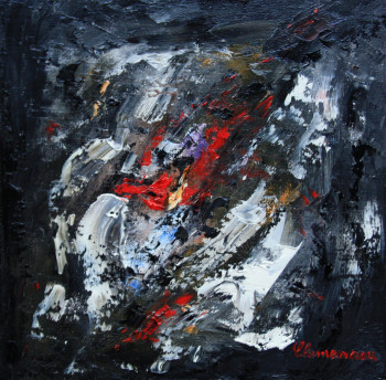 Obra contemporánea nombrada « Abstrait N°1283 », Hecho por JEAN-FRANçOIS CLEMENCEAU