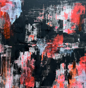Obra contemporánea nombrada « Mood Pink », Hecho por MARICE