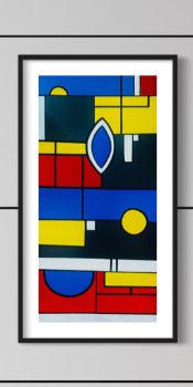 Obra contemporánea nombrada « To Moss & Mondrian », Hecho por TALAY