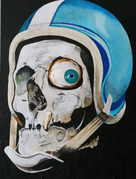 Obra contemporánea nombrada « Le kart d'après », Hecho por SUZANN ARTSS