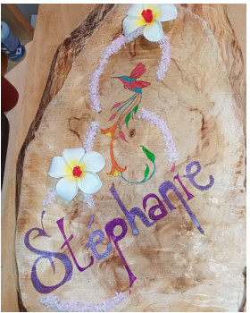 Obra contemporánea nombrada « Oeuvre sur bois », Hecho por AN_CREA86