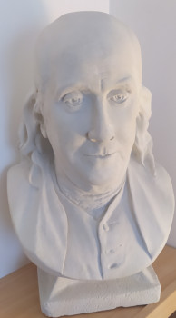 Obra contemporánea nombrada « Benjamin Franklin », Hecho por HERVé GUIGALL