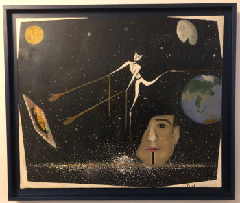 Obra contemporánea nombrada « Le saut dans le vide ( Les débuts ) », Hecho por FRANK