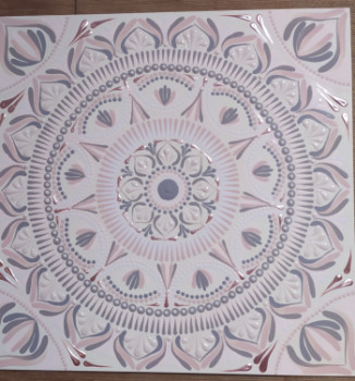 Obra contemporánea nombrada « Mandala », Hecho por ANNICK VUILLEMARD