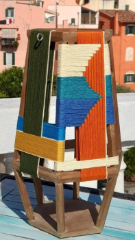 Obra contemporánea nombrada « Lampe Ligure », Hecho por ATELIER CINQUINI