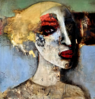 Obra contemporánea nombrada « She has new look », Hecho por IRYNA GRAGERA