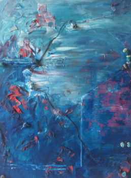 Obra contemporánea nombrada « Water », Hecho por IMANE BERRADA