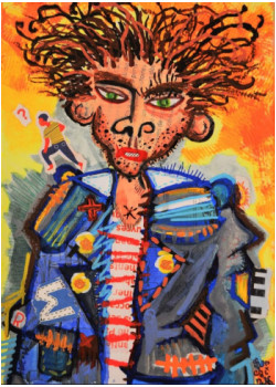 Obra contemporánea nombrada « Conrad », Hecho por FARCHINY