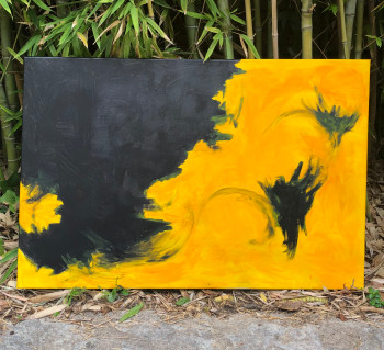 Obra contemporánea nombrada « De l’obscurité je tire ma lumière », Hecho por CLA