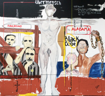 Obra contemporánea nombrada « Ubermensch », Hecho por ALEXANDER TUKA
