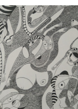 Obra contemporánea nombrada « Humanidade. », Hecho por JESSIKHA CLARTIN