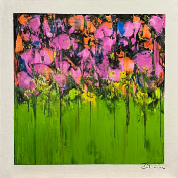 Obra contemporánea nombrada « LA VIE EN ROSE », Hecho por RICHARD DUBURE