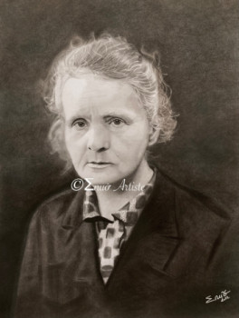 Obra contemporánea nombrada « Marie Curie », Hecho por ʃNUõ