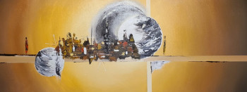 Obra contemporánea nombrada « Le temps », Hecho por PIA