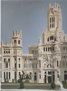 Obra contemporánea nombrada « Palacio de Cibeles », Hecho por SAEZMARTINEZ.FJ