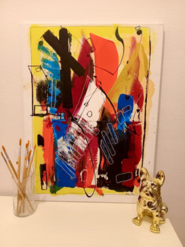 Obra contemporánea nombrada « Défi », Hecho por SAM