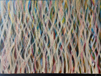 Obra contemporánea nombrada « Tejidos », Hecho por NAVARRETE