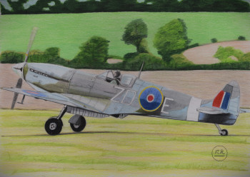 Obra contemporánea nombrada « sPITFIRE », Hecho por PIRDESSINS