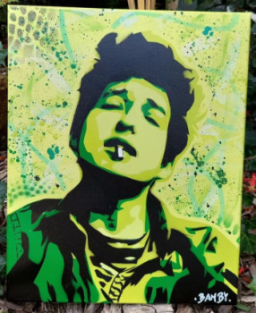 Obra contemporánea nombrada « Bob Dylan », Hecho por BAMBY