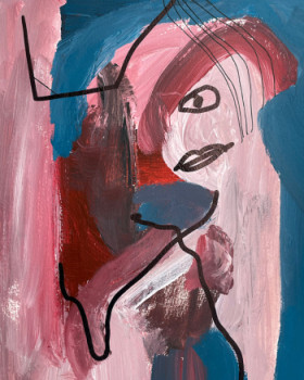 Obra contemporánea nombrada « Modeste », Hecho por GREBELPIERS