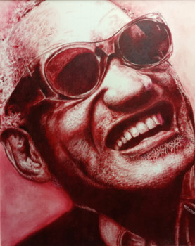 Obra contemporánea nombrada « Ray Charles », Hecho por MAURICE MOYNE