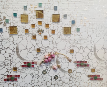 Obra contemporánea nombrada « Aube naissante », Hecho por H. ALEX