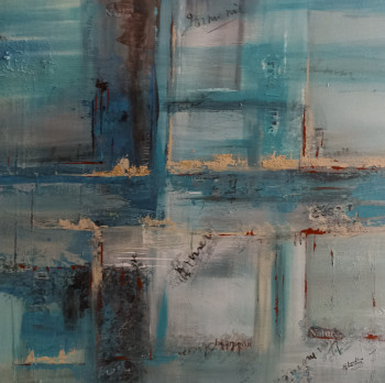 Obra contemporánea nombrada « Harmonie », Hecho por CLAUDINE GLASNER