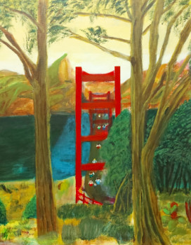 Obra contemporánea nombrada « LE PONT AUX OEUFS », Hecho por ZèDE