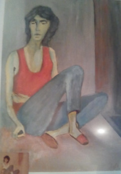 Obra contemporánea nombrada « Sylvie 2 », Hecho por LUC LUFA