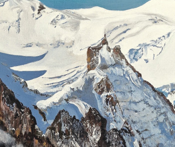 Obra contemporánea nombrada « L Aiguille du midi », Hecho por PATRICK