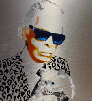 Obra contemporánea nombrada « Karl », Hecho por UWE JW