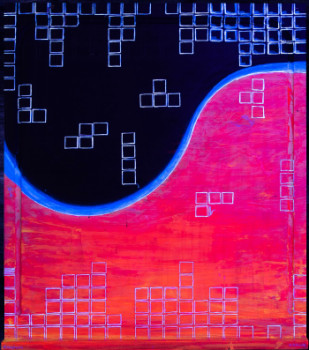Obra contemporánea nombrada « Tetris Effect », Hecho por NINICHRONIC