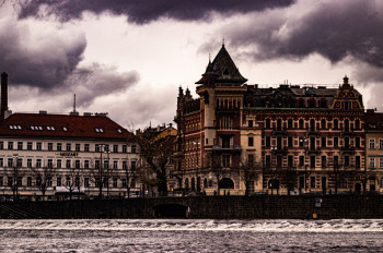 Obra contemporánea nombrada « Vue de Prague », Hecho por MARION BORELLE