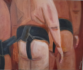 Obra contemporánea nombrada « SUMO », Hecho por FABRICE DURIEUX