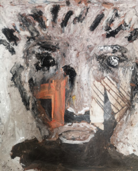 Obra contemporánea nombrada « Piel y cemento », Hecho por ANTONIO CABELLO