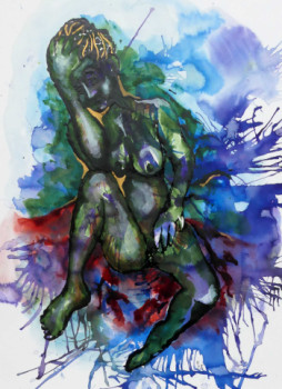 Obra contemporánea nombrada « Rêveuse », Hecho por VALENTINE CARRE
