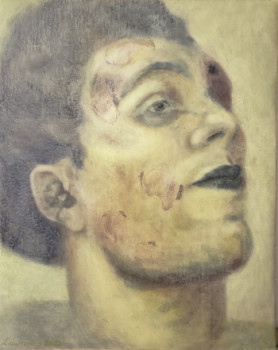 Obra contemporánea nombrada « Jeune russe inconnu, mort - Young unknown Russian man, dead », Hecho por LAWRENCE