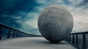 Obra contemporánea nombrada « la grosse boule », Hecho por MATTHIEU GROSPIRON