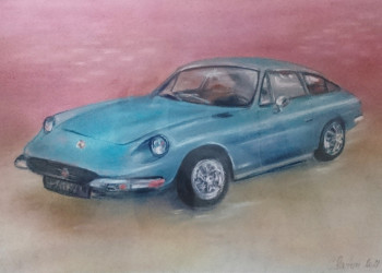 Obra contemporánea nombrada « Ferrari 365 GT2 », Hecho por CLICKART+