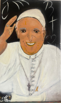 Obra contemporánea nombrada « Il Papa Francesco », Hecho por CARRIE VOUTEAU