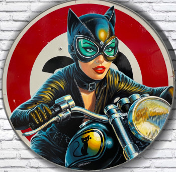 Obra contemporánea nombrada « catwomanride », Hecho por BEAUDENON