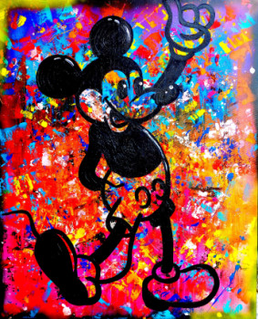 Obra contemporánea nombrada « Mickey art », Hecho por 1994