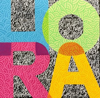 Obra contemporánea nombrada « HORA », Hecho por JFM