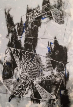 Obra contemporánea nombrada « Printemps chaotique », Hecho por KORî